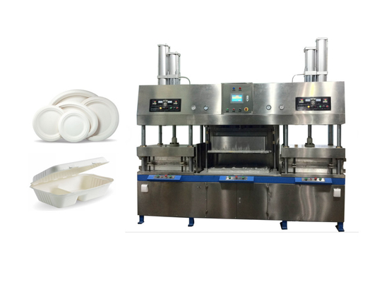 Biodegradable Tebu Bagasse Plate Pulp Fiber Tableware Machine