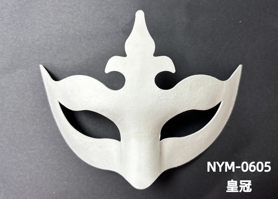 Daur ulang cetakan yang ada Biodegradable Pulp Paper Molded Cat Face Mask Dukungan Personalisasi