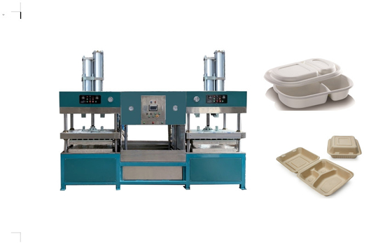 1100mm x 800mm Mesin Moulding Area Tebu Bagasse Plates Machinery