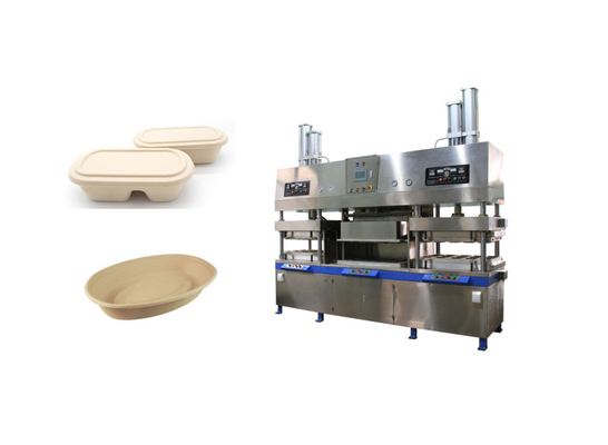 Pulp Moulding Fiber Compostable Disposable Food Tray Machine