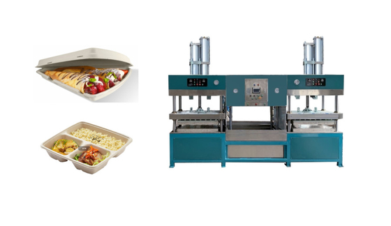 Ganti PP PE Pulp Fiber Salad Bowl Pizza Tray Membuat Mesin