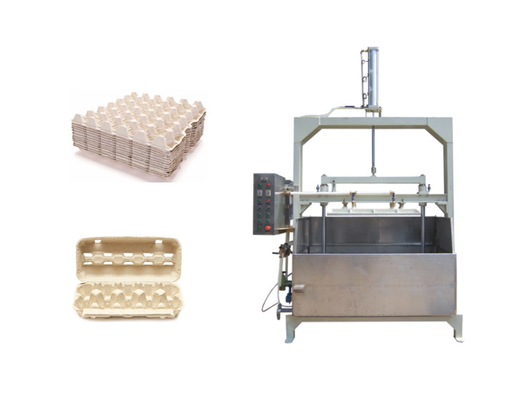 Reciprocating Paper Pulp 30 Packs Egg Tray Machine Dengan Stacker