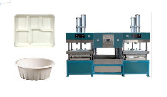 Mesin Pembuat Piring Piring Cetak Pulp Sekali Pakai