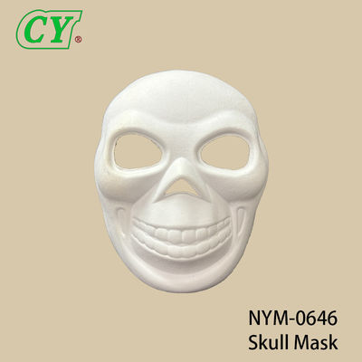 Biodegradable Pulp Molded Billet Mask yang ramah lingkungan Disemprotkan untuk Perayaan Halloween