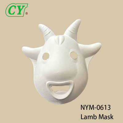 Topeng Hewan Pulp Molded Biodegradable yang Ramah Lingkungan - Disesuaikan & Disemprotkan untuk Perayaan Halloween