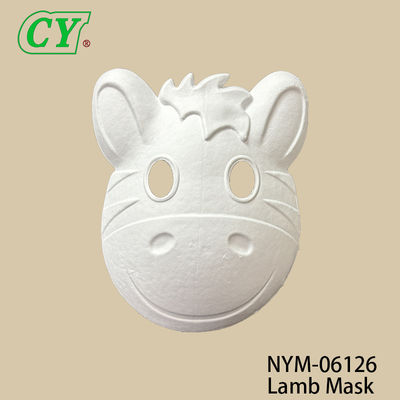 Topeng Hewan Pulp Molded Biodegradable yang Ramah Lingkungan - Disesuaikan & Disemprotkan untuk Perayaan Halloween
