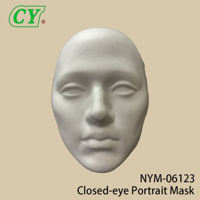 Topeng Wajah Penuh DIY Putih Topeng Wajah Pesta Bahan Pulp Topeng Kertas yang Dapat Dicat Untuk Halloween