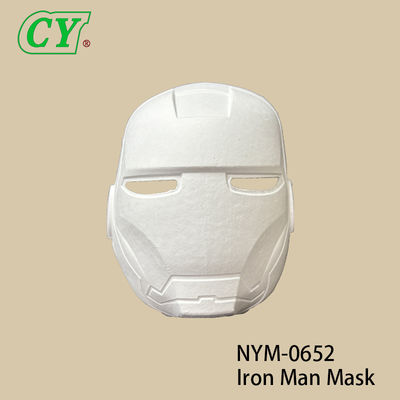 Topeng Kosong yang Dapat Dicat DIY, Topeng Hantu Pulp Putih untuk Halloween, Cosplay, Kostum, Souvenir Pesta