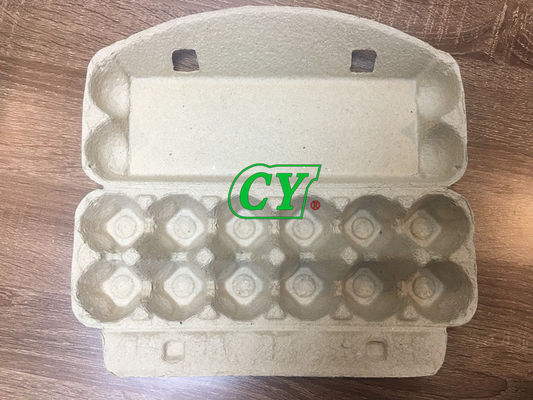Egg Carton Paper Pulp Mesin Hot Pressing Perlindungan Lingkungan 20 Ton