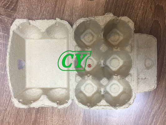 Egg Carton Paper Pulp Mesin Hot Pressing Perlindungan Lingkungan 20 Ton