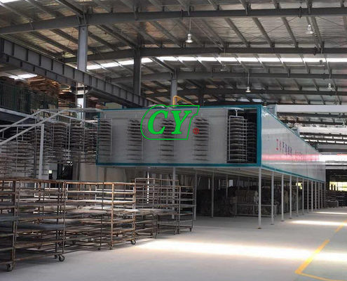 Mesin Pengeringan Pulp Daur Ulang Pulp Egg Tray Drying Line Hemat Energi